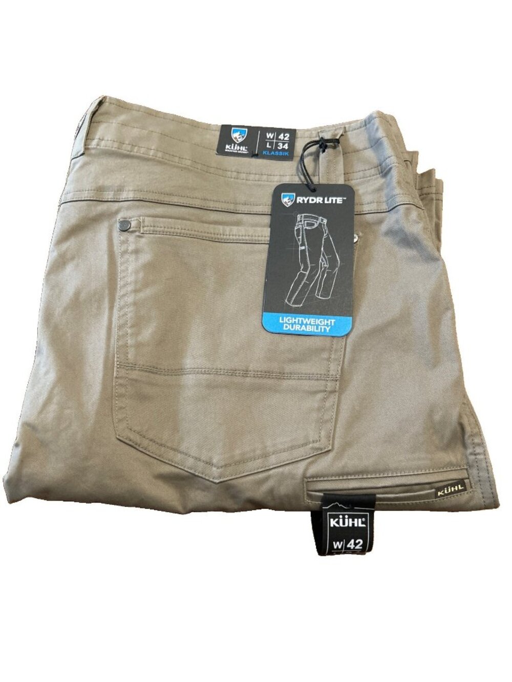 Kuhl RYDR™ LITE KLASSIK Badlands Khaki Men’s 42x34 Style 5320